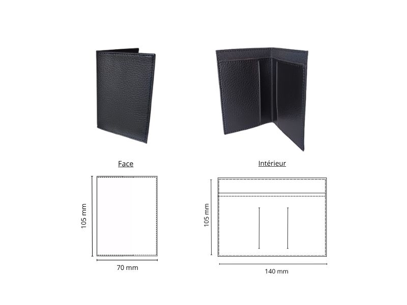  Porte 2 cartes + facturette