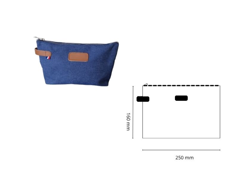  Trousse coton bio - personnalisable