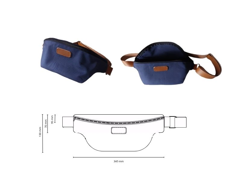  Sac banana bandoulière