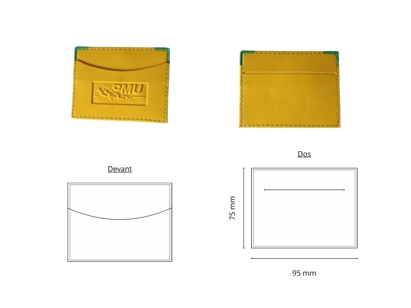  Porte 2 cartes recto/verso