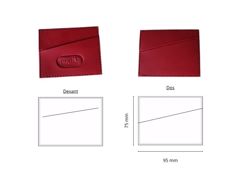  Porte 2 cartes diagonale