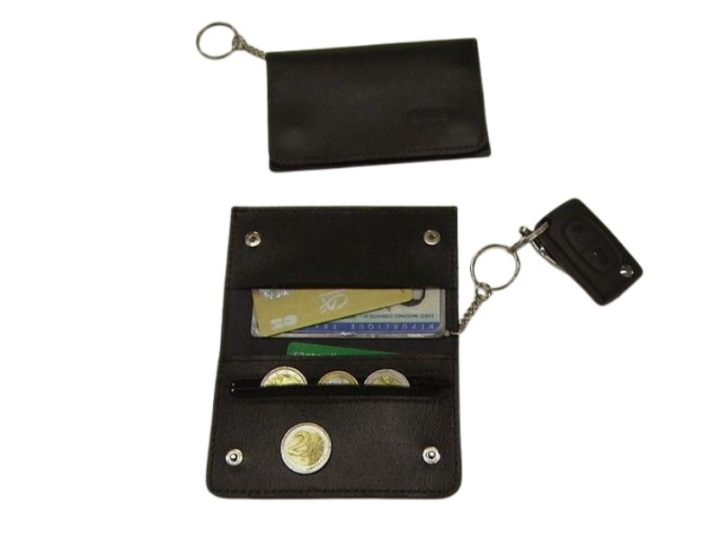 Porte clé + monnaie + carte