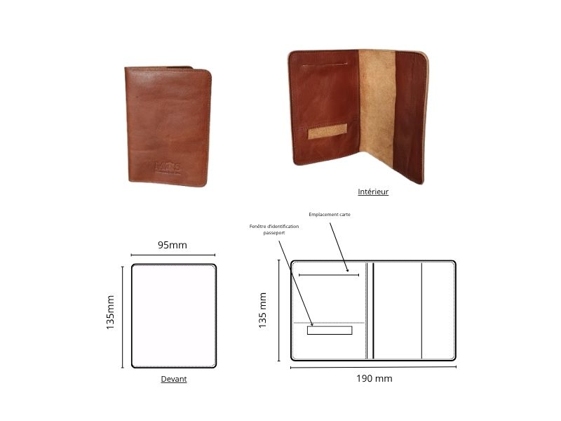  Etui passeport + 1 carte