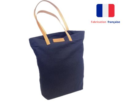 Sac en coton bio et cuir végétal