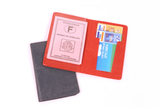 Porte carte - 2 cartes avec poche cristal - MDS